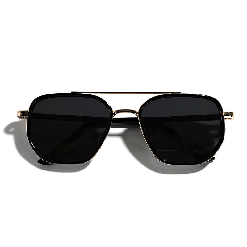 🕶️ Polarisierte Damen-Sonnenbrille – quadratische Form mit Doppelsteg, retro & stilvoll, ideal für Autofahrer & den täglichen Sonnenschutz ☀️