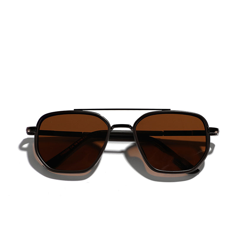 🕶️ Polarisierte Damen-Sonnenbrille – quadratische Form mit Doppelsteg, retro & stilvoll, ideal für Autofahrer & den täglichen Sonnenschutz ☀️