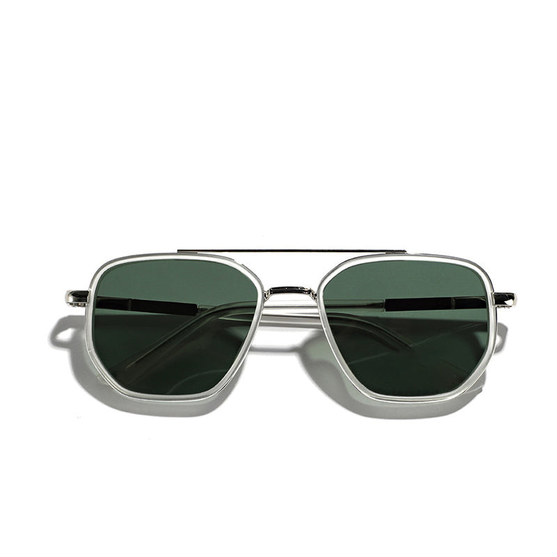🕶️ Polarisierte Damen-Sonnenbrille – quadratische Form mit Doppelsteg, retro & stilvoll, ideal für Autofahrer & den täglichen Sonnenschutz ☀️