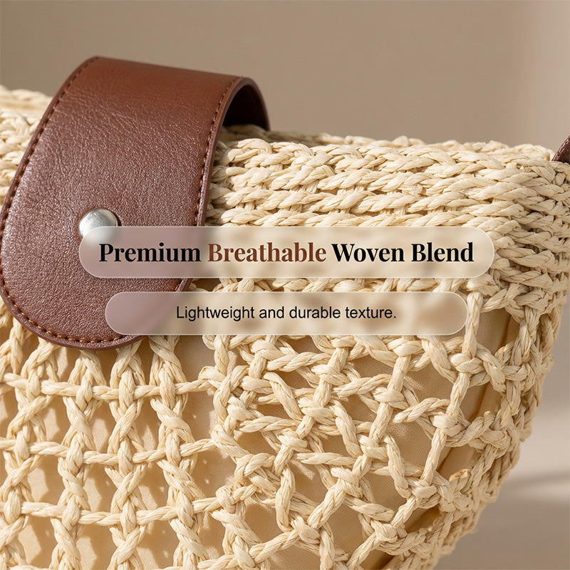 👜 LIMITED-TIME 50% RABATT! ✨ Geflochtene Umhängetasche – Boho, Leicht, Verstellbar, Handgewebt ✨