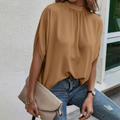 📢Mid-Season Sale: −50% nur für kurze Zeit⏰🌸 Sommerliche Tunika mit Print, Batwing-Ärmeln & Gehschlitz – luftig, bequem & vielseitig für Alltag, Strand & Reisen ☀️