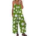 🌼50% RABATT!!⏰Damen Jumpsuit mit Blumenmuster und weitem Bein