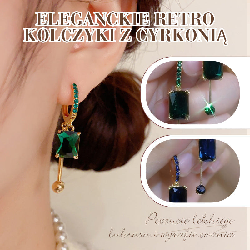 💎 Elegante Vintage-Tropfenohrstecker mit Synthetikdiamant – zeitlos, feminin & ideal für besondere Anlässe ✨