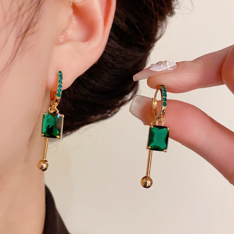 💎 Elegante Vintage-Tropfenohrstecker mit Synthetikdiamant – zeitlos, feminin & ideal für besondere Anlässe ✨