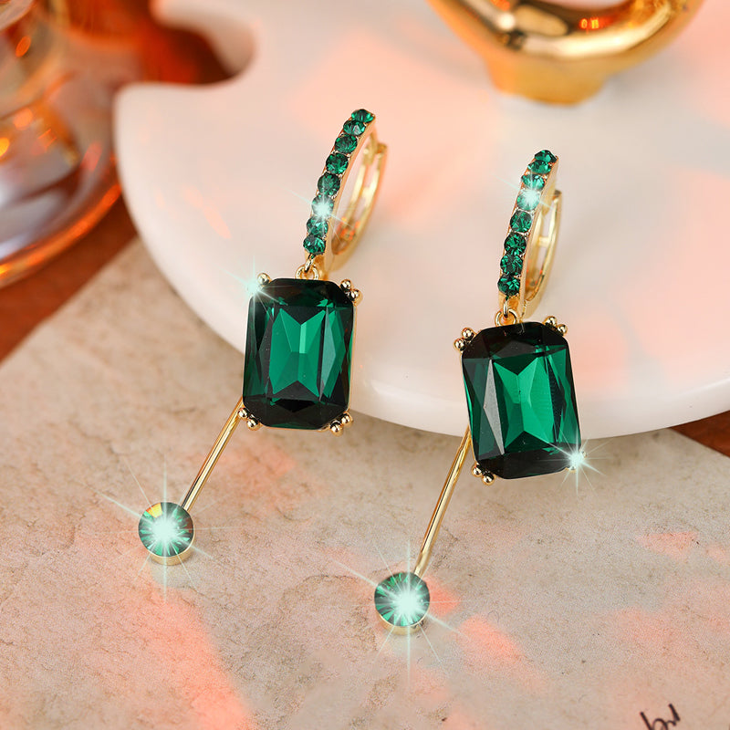💎 Elegante Vintage-Tropfenohrstecker mit Synthetikdiamant – zeitlos, feminin & ideal für besondere Anlässe ✨