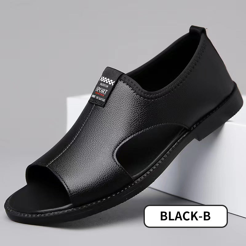 🌊Herren Komfort-Sandalen mit Offenem Zehenbereich ☀️ Atmungsaktiv, Bequem & Rutschfest