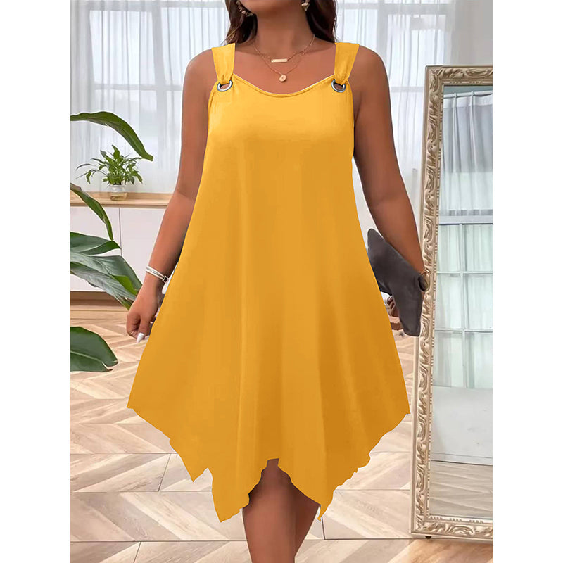 📢Mid-Season Sale: −50% nur für kurze Zeit⏰Ärmelloses Damenkleid mit asymmetrischem Saum