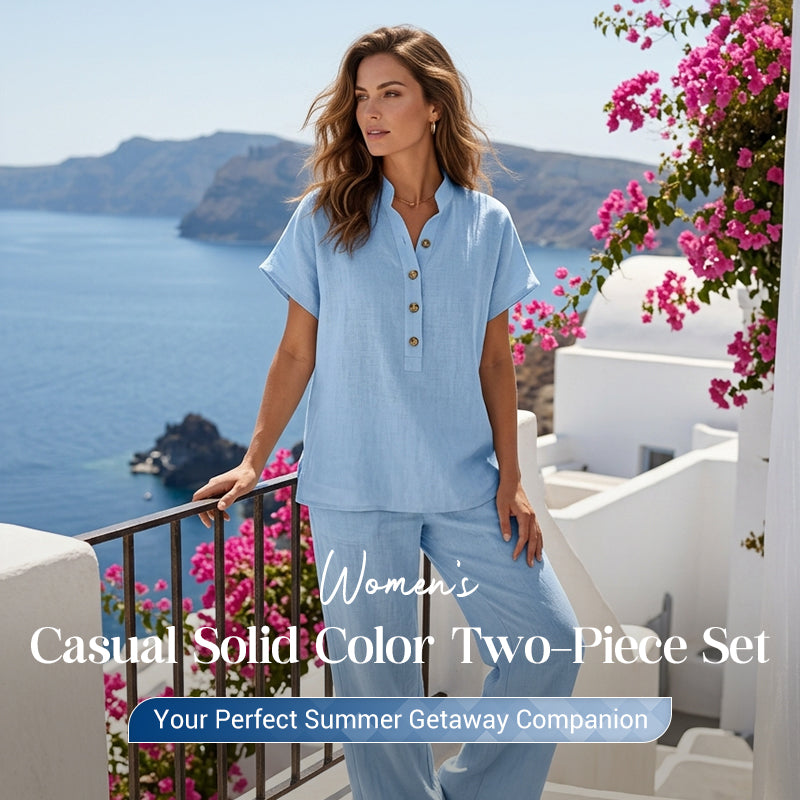 ⏰ 50 % RABATT – Nur für kurze Zeit ✨Lässiges Damen-Set – T-Shirt & lange Hose – bequem & stylish für jeden Tag