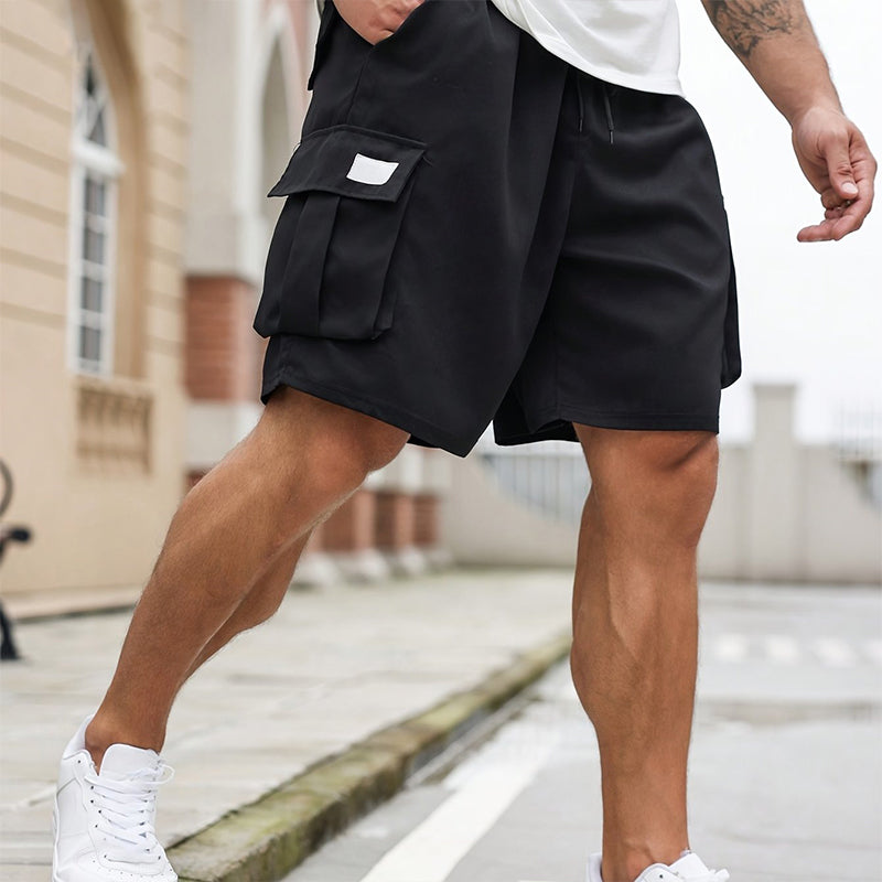 ⏰ 50 % RABATT – Nur für kurze Zeit ✨Herren Cargo Shorts in Große Größen 👖 Locker, Bequem & Mit Praktischen Taschen