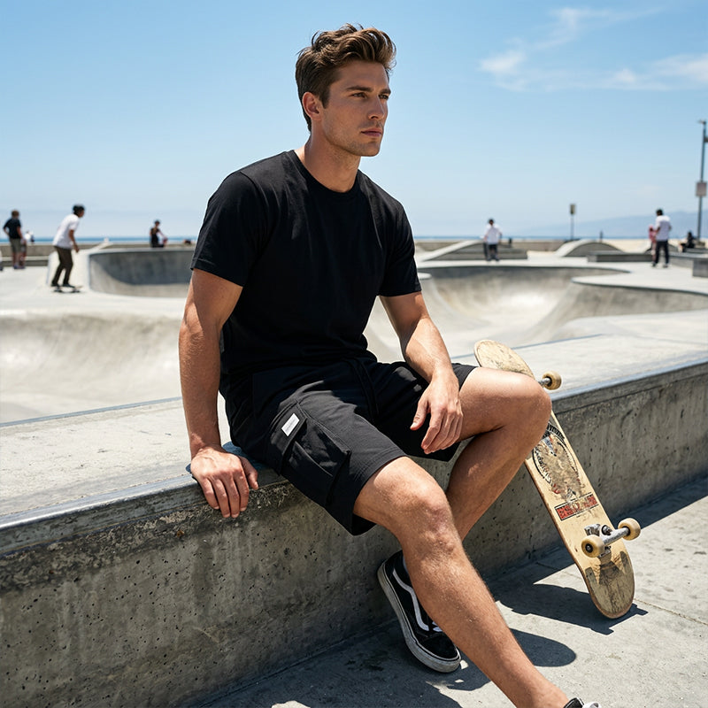 ⏰ 50 % RABATT – Nur für kurze Zeit ✨Herren Cargo Shorts in Große Größen 👖 Locker, Bequem & Mit Praktischen Taschen