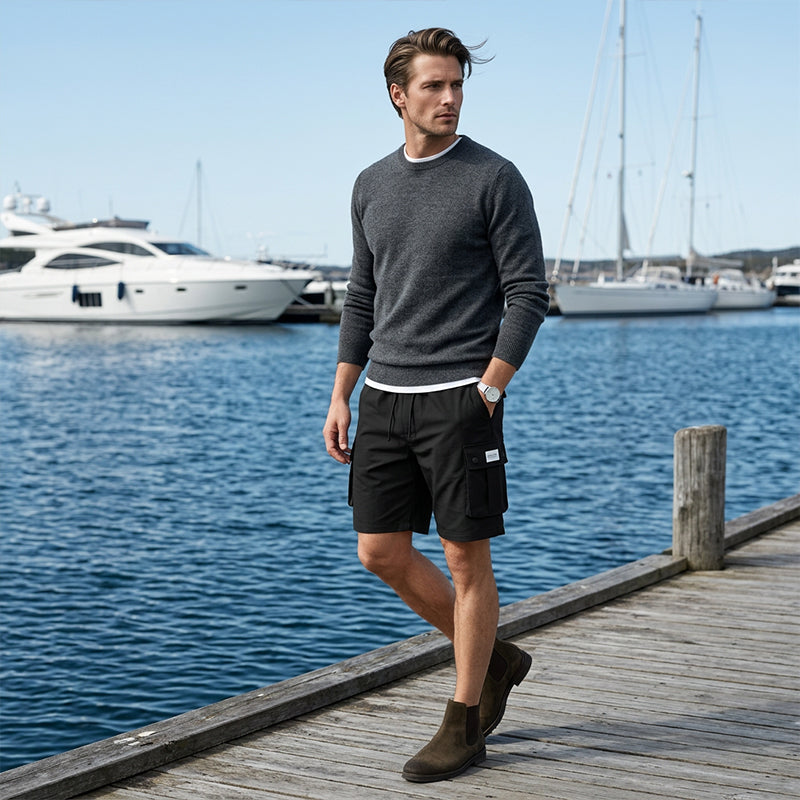 ⏰ 50 % RABATT – Nur für kurze Zeit ✨Herren Cargo Shorts in Große Größen 👖 Locker, Bequem & Mit Praktischen Taschen