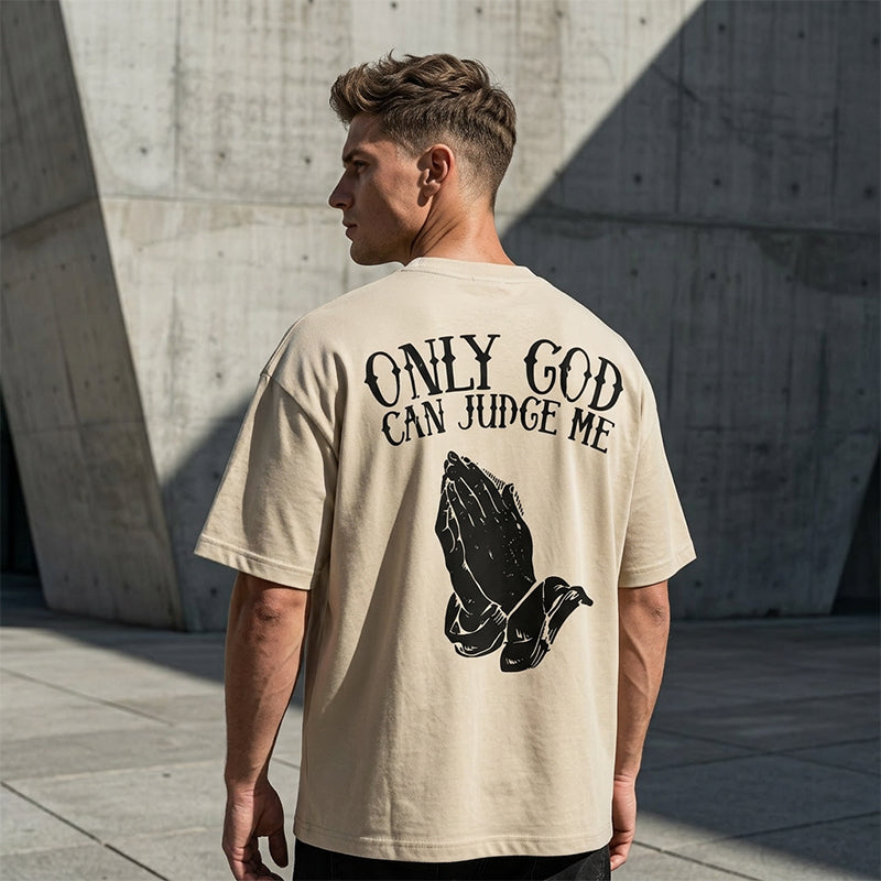 👔 50% RABATT! 🙏 Herren T-Shirt mit Grafik „Betende Hände“ – Stilvoll, symbolstark & vielseitig kombinierbar ✨