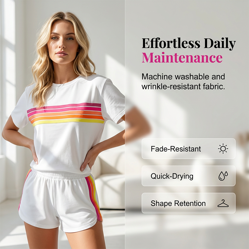 ⏰ 50% RABATT – Nur für kurze Zeit ✨Zweiteiliges Damen Loungewear Set ✨ Sommerlich, Locker & Vielseitig kombinierbar