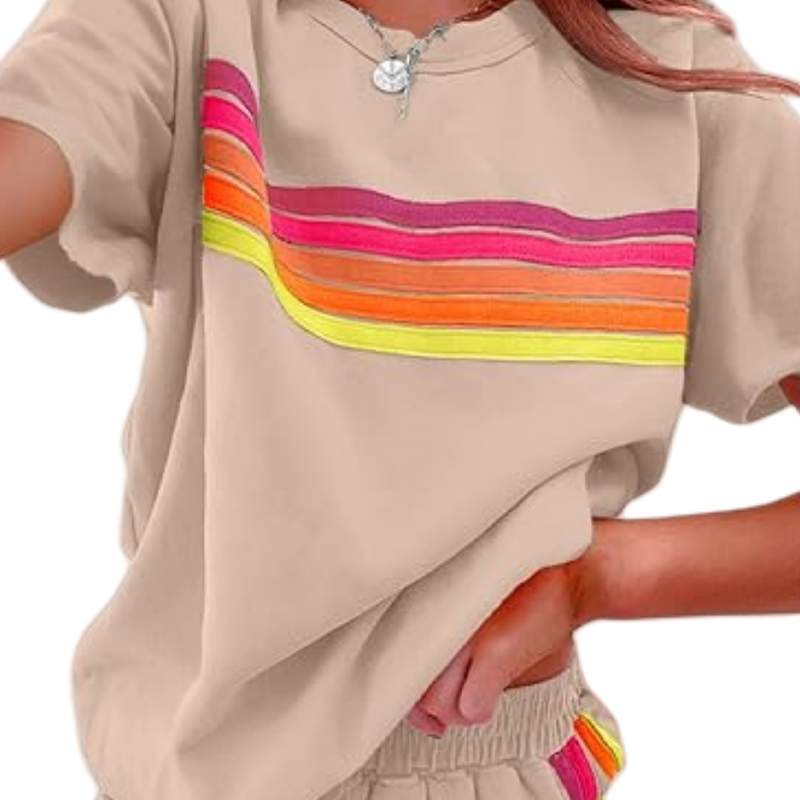 ⏰ 50% RABATT – Nur für kurze Zeit ✨Zweiteiliges Damen Loungewear Set ✨ Sommerlich, Locker & Vielseitig kombinierbar