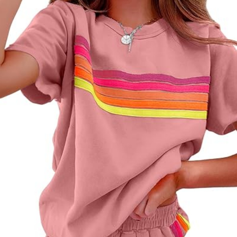 ⏰ 50% RABATT – Nur für kurze Zeit ✨Zweiteiliges Damen Loungewear Set ✨ Sommerlich, Locker & Vielseitig kombinierbar