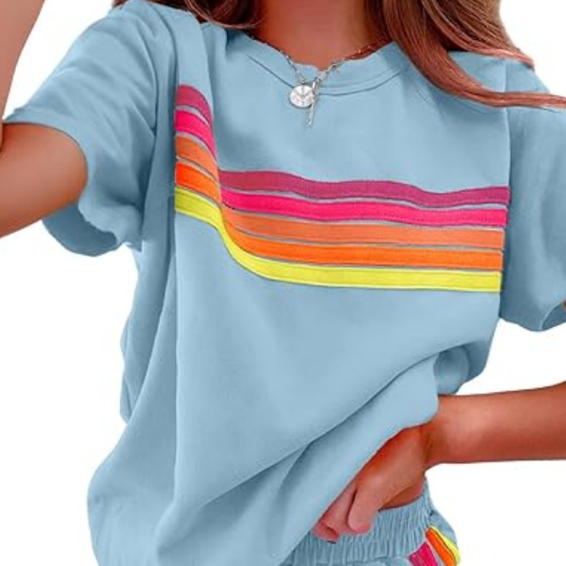⏰ 50% RABATT – Nur für kurze Zeit ✨Zweiteiliges Damen Loungewear Set ✨ Sommerlich, Locker & Vielseitig kombinierbar