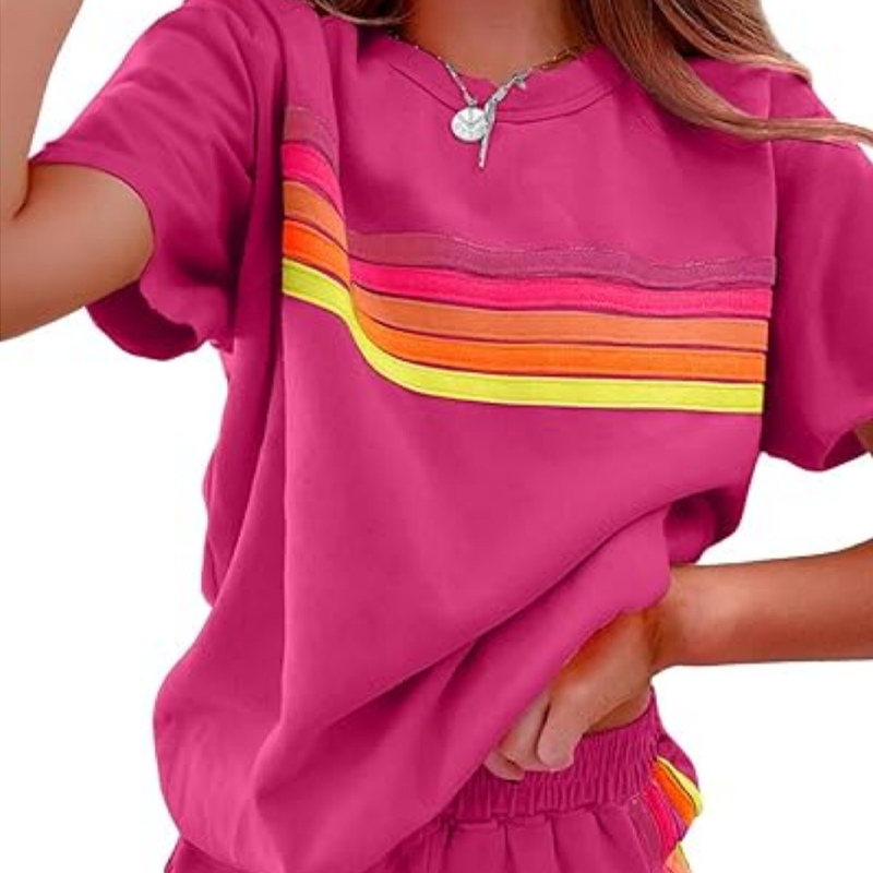 ⏰ 50% RABATT – Nur für kurze Zeit ✨Zweiteiliges Damen Loungewear Set ✨ Sommerlich, Locker & Vielseitig kombinierbar