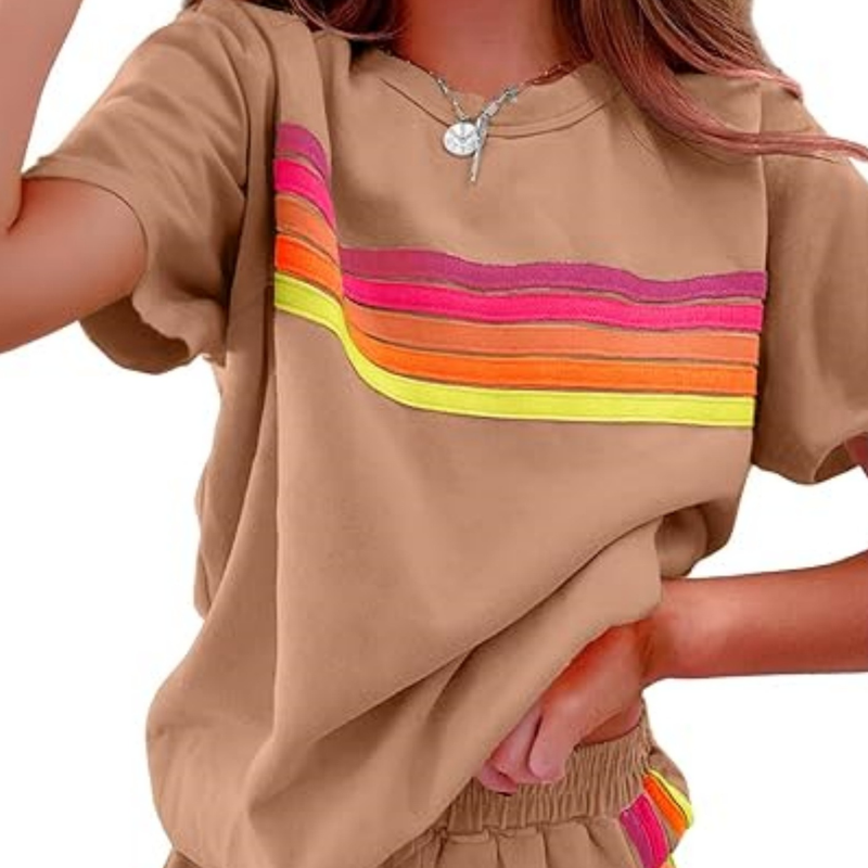 ⏰ 50% RABATT – Nur für kurze Zeit ✨Zweiteiliges Damen Loungewear Set ✨ Sommerlich, Locker & Vielseitig kombinierbar