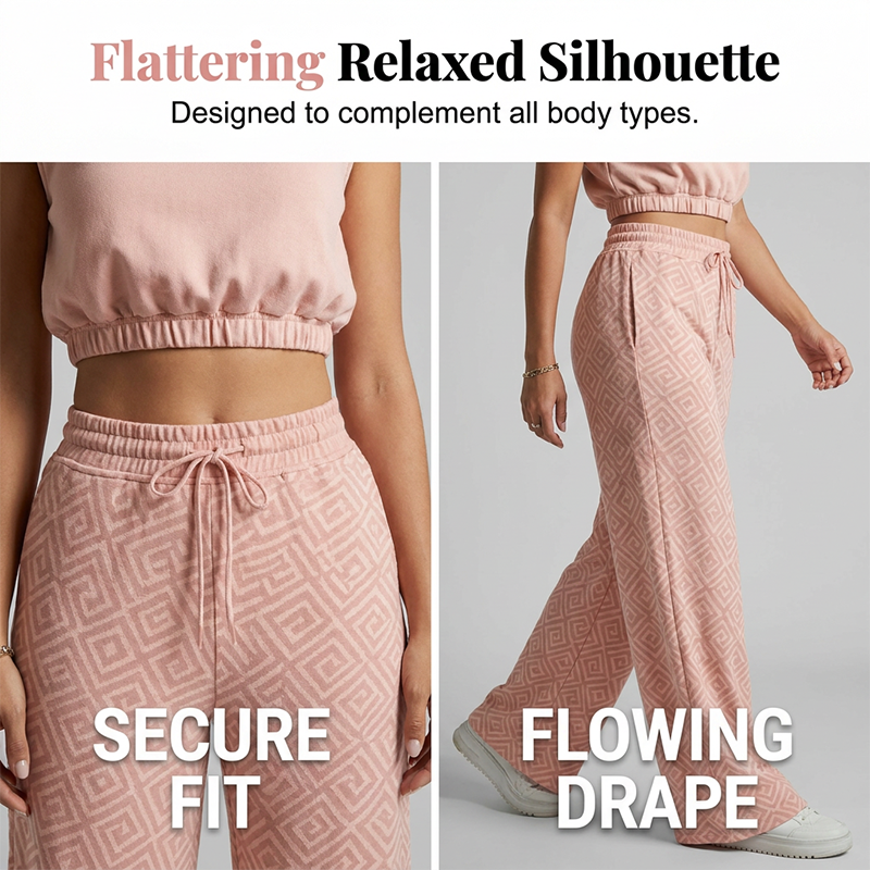 🔥 50% RABATT! Exklusives Damen-Zweiteiler-Set 🌿 Lässiges Oberteil + weite Hose – stylisch, bequem & alltagstauglich ✨