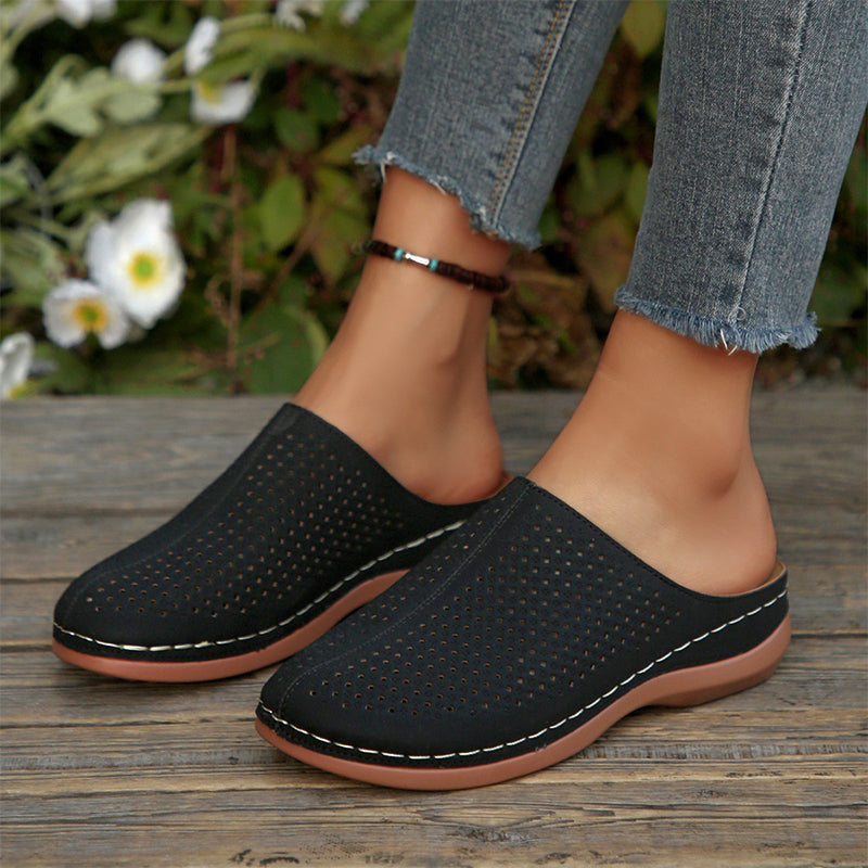 👡 50% RABATT! 🔥 Damen Slip-On Plateau-Pantoletten – luftig, leicht & stylisch – Perfekt für Sommer, Strand & City – bequemer Allrounder für warme Tage 🌞🏖️