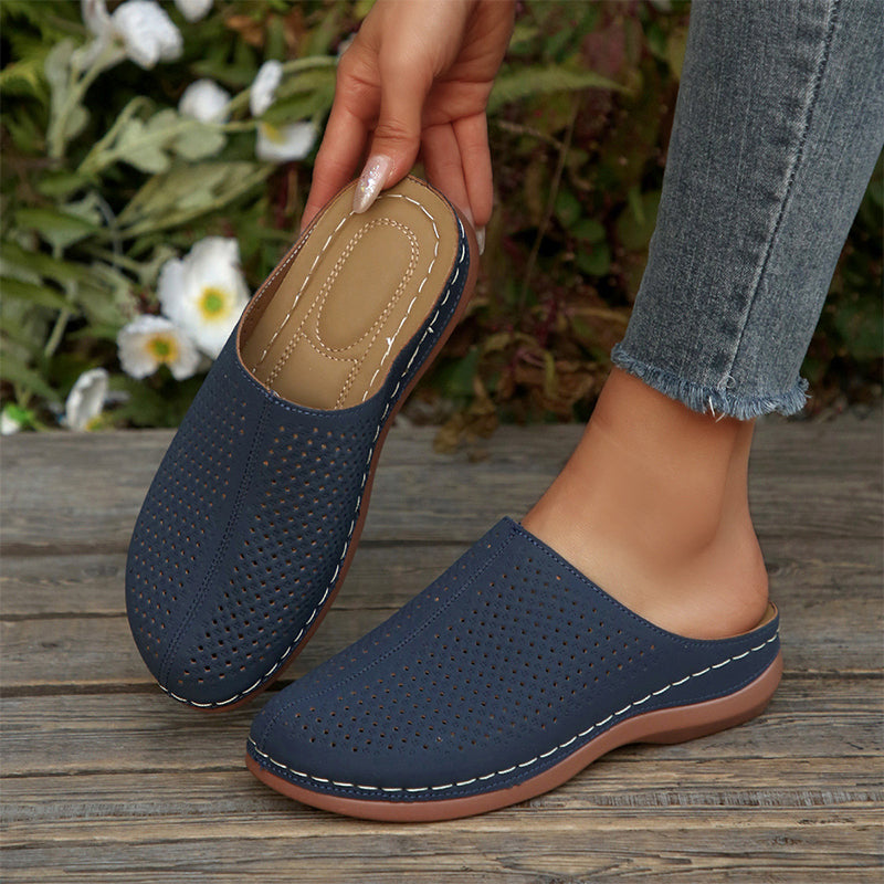 👡 50% RABATT! 🔥 Damen Slip-On Plateau-Pantoletten – luftig, leicht & stylisch – Perfekt für Sommer, Strand & City – bequemer Allrounder für warme Tage 🌞🏖️