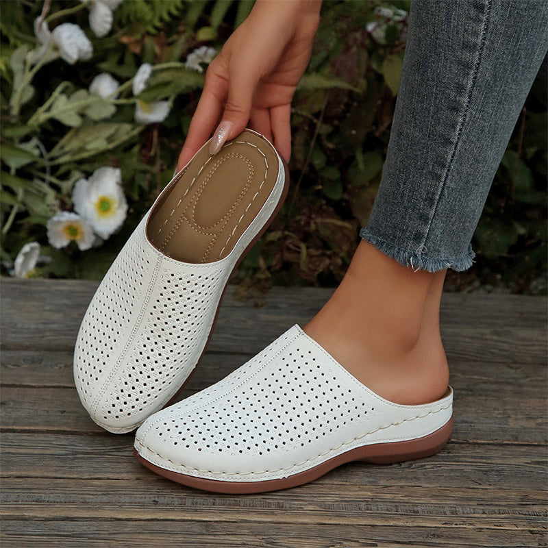 👡 50% RABATT! 🔥 Damen Slip-On Plateau-Pantoletten – luftig, leicht & stylisch – Perfekt für Sommer, Strand & City – bequemer Allrounder für warme Tage 🌞🏖️