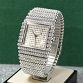 💎Reloj brillante con esfera geométrica: diseño angular, llamativo y elegante