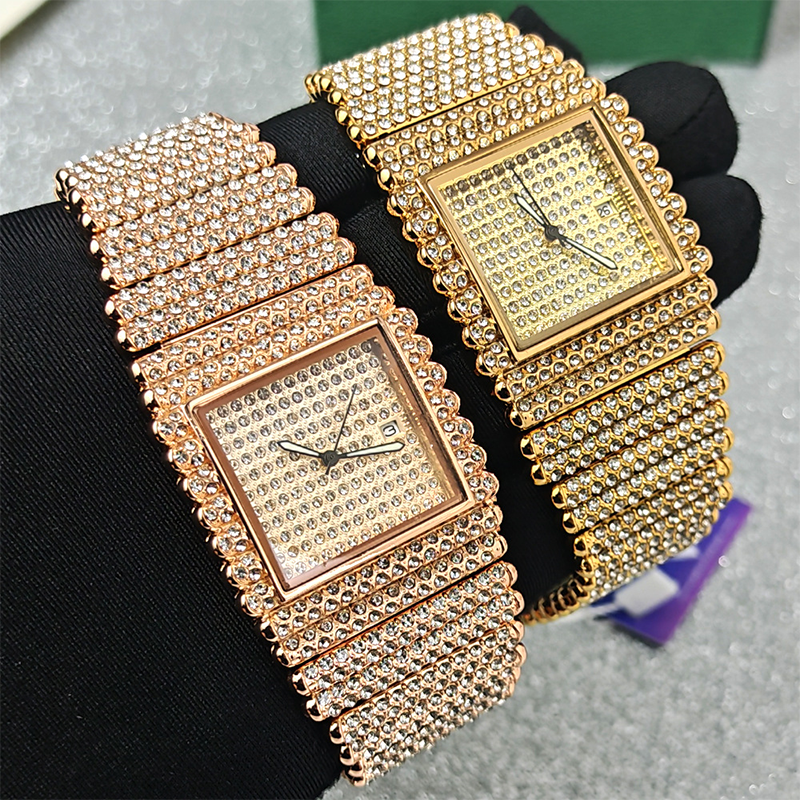 💎Reloj brillante con esfera geométrica: diseño angular, llamativo y elegante