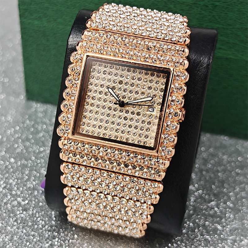 💎Reloj brillante con esfera geométrica: diseño angular, llamativo y elegante