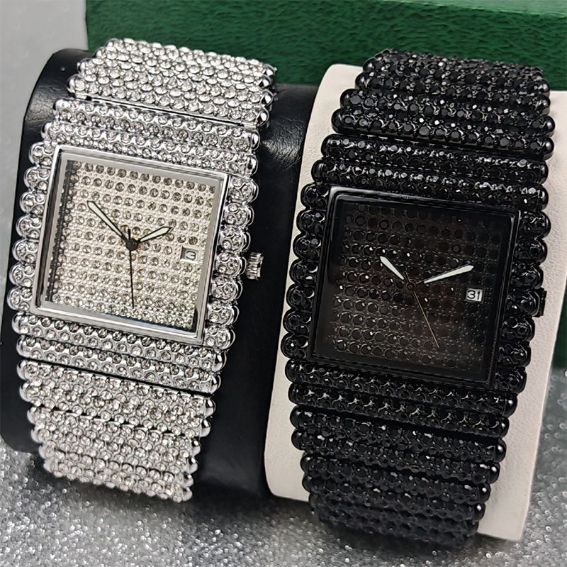 💎Reloj brillante con esfera geométrica: diseño angular, llamativo y elegante