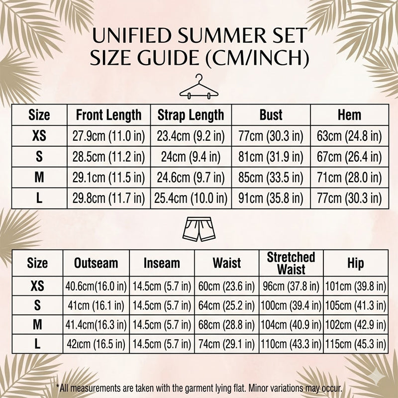 Casual Two-Piece Lounge Set with Cami and Shorts