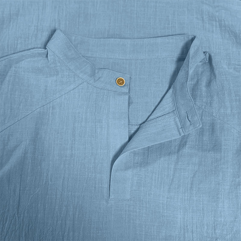 ✨🩳 Einfarbiges Kurzarm-T-Shirt für Herren 👔