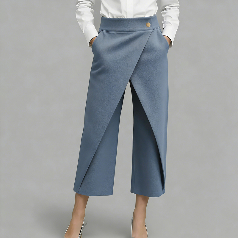 ⏳Nur für kurze Zeit: 50 % Rabatt⏰Patchwork-Freizeithose für Damen in verkürzter Länge👖