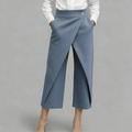 ⏳Nur für kurze Zeit: 50 % Rabatt⏰Patchwork-Freizeithose für Damen in verkürzter Länge👖