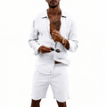 👔 50% RABATT! ✨ Herren-Leinenhemd & Shorts Set – Lässig, sommerlich & luftig – Ideal für warme Tage oder den Urlaub – bequem & stilvoll ☀️🩳🌿