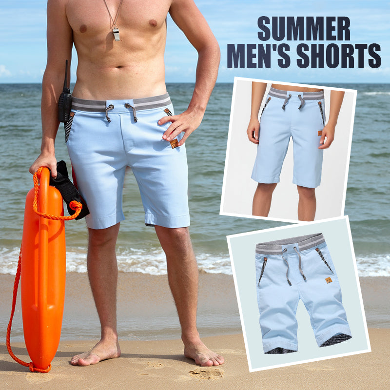 📢📢Last Day-50% OFF!!⏰Herren Freizeit-Shorts mit Colorblock-Design & Kordelzug – bequem, leicht & vielseitig🩳☀️
