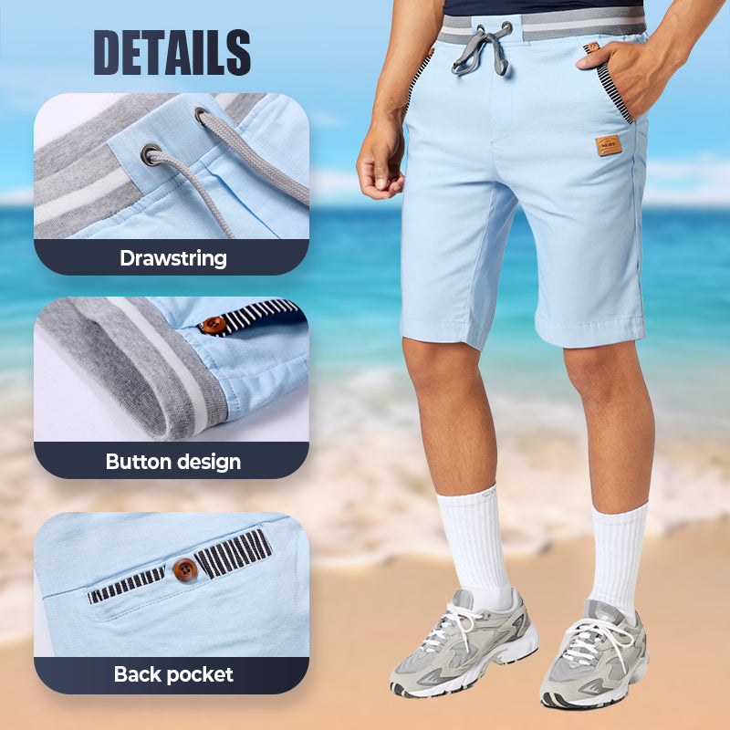 📢📢Last Day-50% OFF!!⏰Herren Freizeit-Shorts mit Colorblock-Design & Kordelzug – bequem, leicht & vielseitig🩳☀️