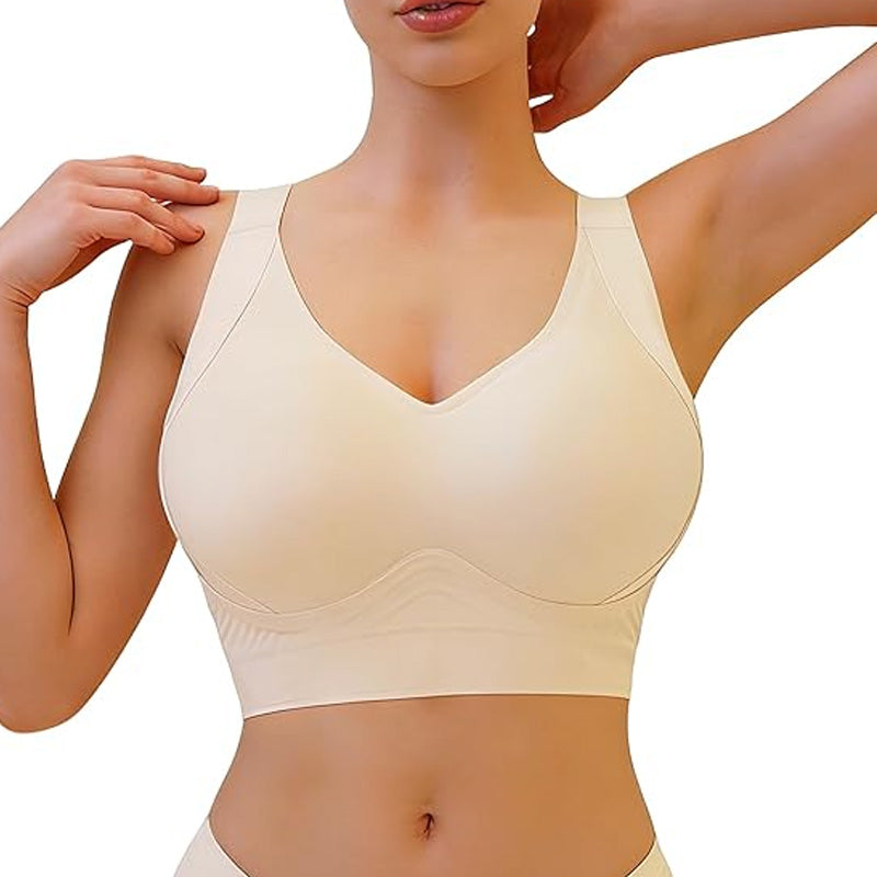 ⏰ 40 % RABATT – Nur für kurze Zeit ✨Nahtloser Stütz-BH mit 7 Haken – Plus Size, Lift-Effekt & Komfort 🩷