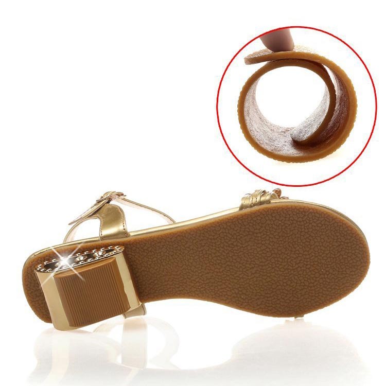 📢📢Letzter Tag – 50 % Rabatt!! ⏰Modische Damen Sandalen mit Strass – Bequem & Stilvoll 👡 Für Sommer & Freizeit