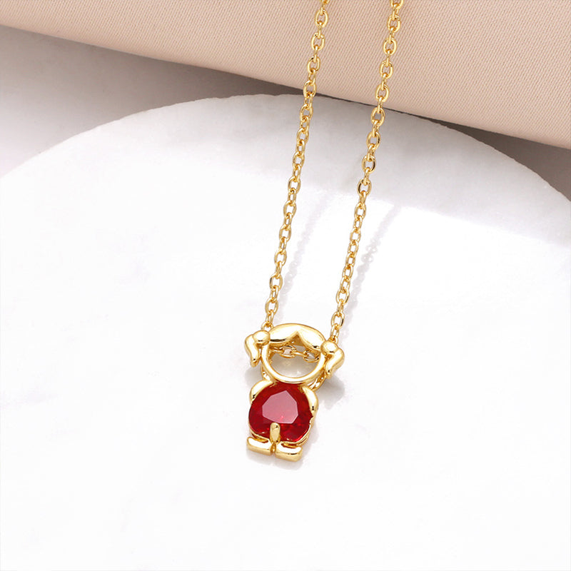 ⏰ 30 % RABATT – Nur für kurze Zeit ✨Halskette mit Herz-Anhänger – Zirkonia & Kette für Schlüsselbein 💖