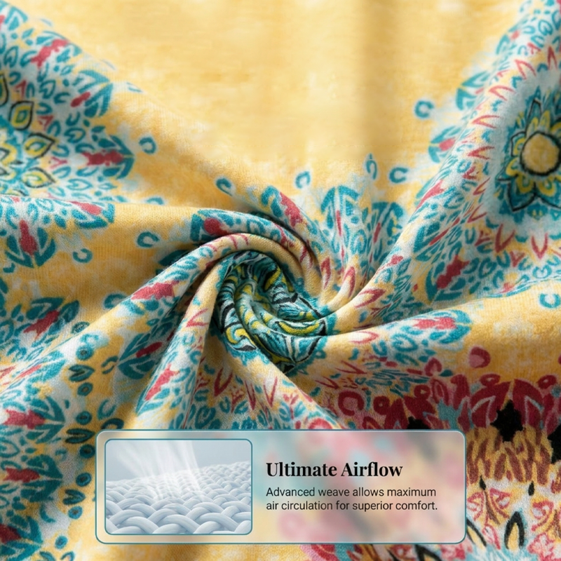 ⏰ 50 % RABATT – Nur für kurze Zeit ✨Lockeres, ärmelloses Sommerkleid im A-Linien-Schnitt mit Print