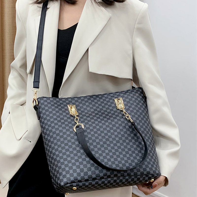 👜 Stylishes 6-in-1-Mutter-Kind-Taschenset – Bedruckt, vielseitige Schultertasche, Crossbody- & Handtasche für den täglichen Gebrauch 🌿