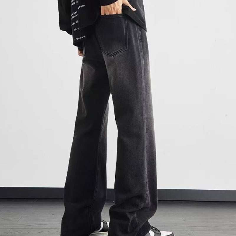⏰ 40 % RABATT – Nur für kurze Zeit ✨👖 Herrenjeans mit weitem Bein & Vintage-Waschung – Lässig, bequem & zeitlos!