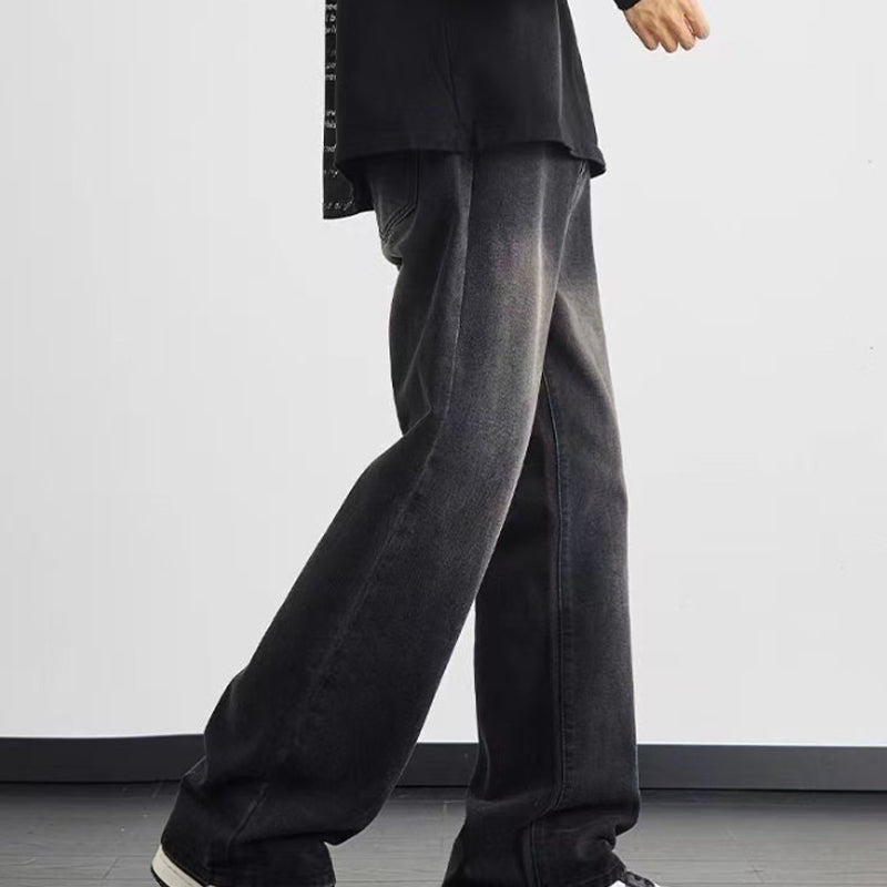 ⏰ 40 % RABATT – Nur für kurze Zeit ✨👖 Herrenjeans mit weitem Bein & Vintage-Waschung – Lässig, bequem & zeitlos!