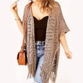⏰ 40 % RABATT – Nur für kurze Zeit ✨Damen Strick-Cardigan mit offener Front 🌿 Leicht & Ideal für Alltag und Sommerabende
