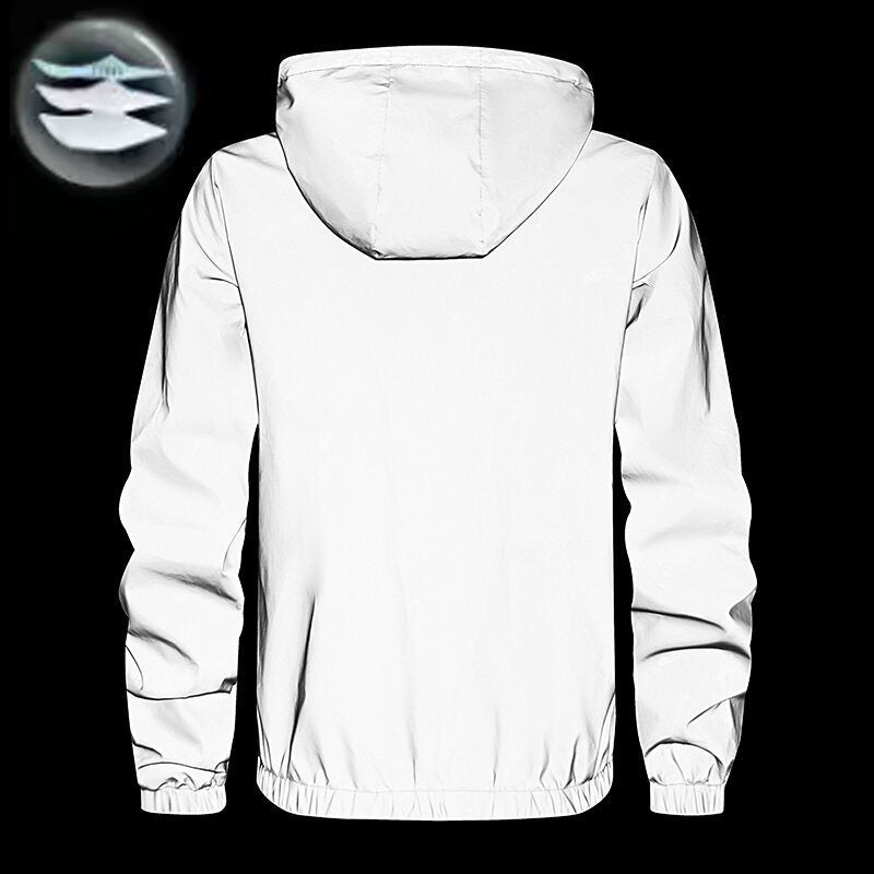 ⏰ 40 % RABATT – Nur für kurze Zeit ✨Reflektierende Motorradjacke 🏍️ Winddicht & Ideal für Motorrad, Outdoor und Freizeit