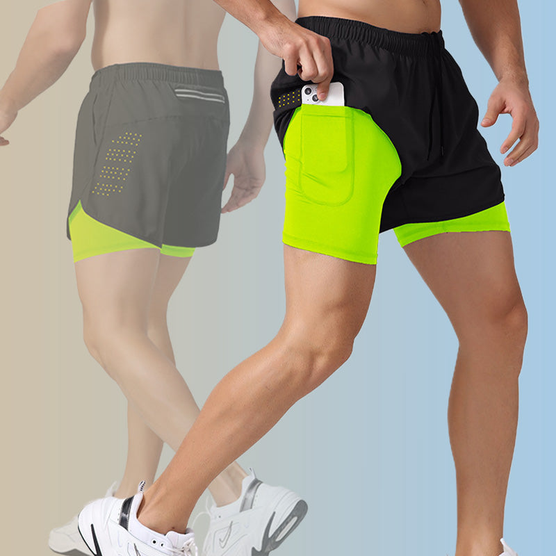 ⏰ 50 % RABATT – Nur für kurze Zeit ✨Herren Sport-Set für den Sommer 🏃 Schnell trocknendes Tanktop & Lockere Shorts