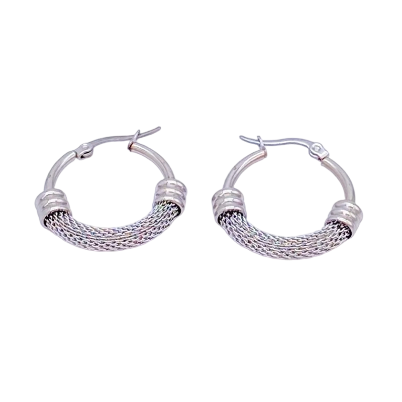 ⏰ 30 % RABATT – Nur für kurze Zeit ✨Strukturierte Creolen für Damen ✨ Elegant & Zeitlos im Alltag tragbar