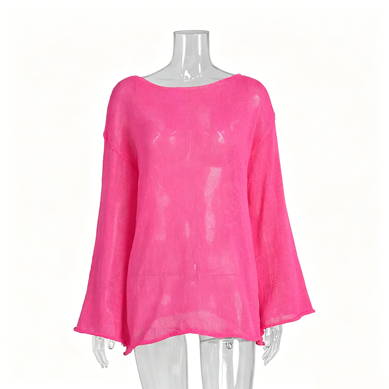⏰50 % RABATT – Nur für kurze Zeit ✨Damen Open-Knit Pullover 🌿 Atmungsaktiv & Perfekt für Strand und Sommer