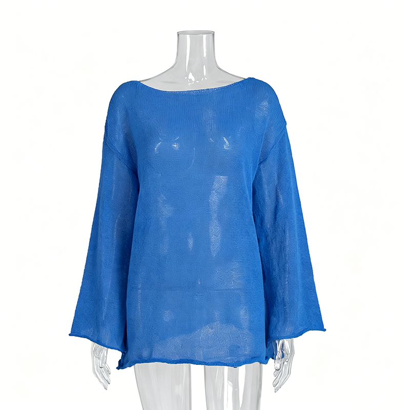 ⏰50 % RABATT – Nur für kurze Zeit ✨Damen Open-Knit Pullover 🌿 Atmungsaktiv & Perfekt für Strand und Sommer